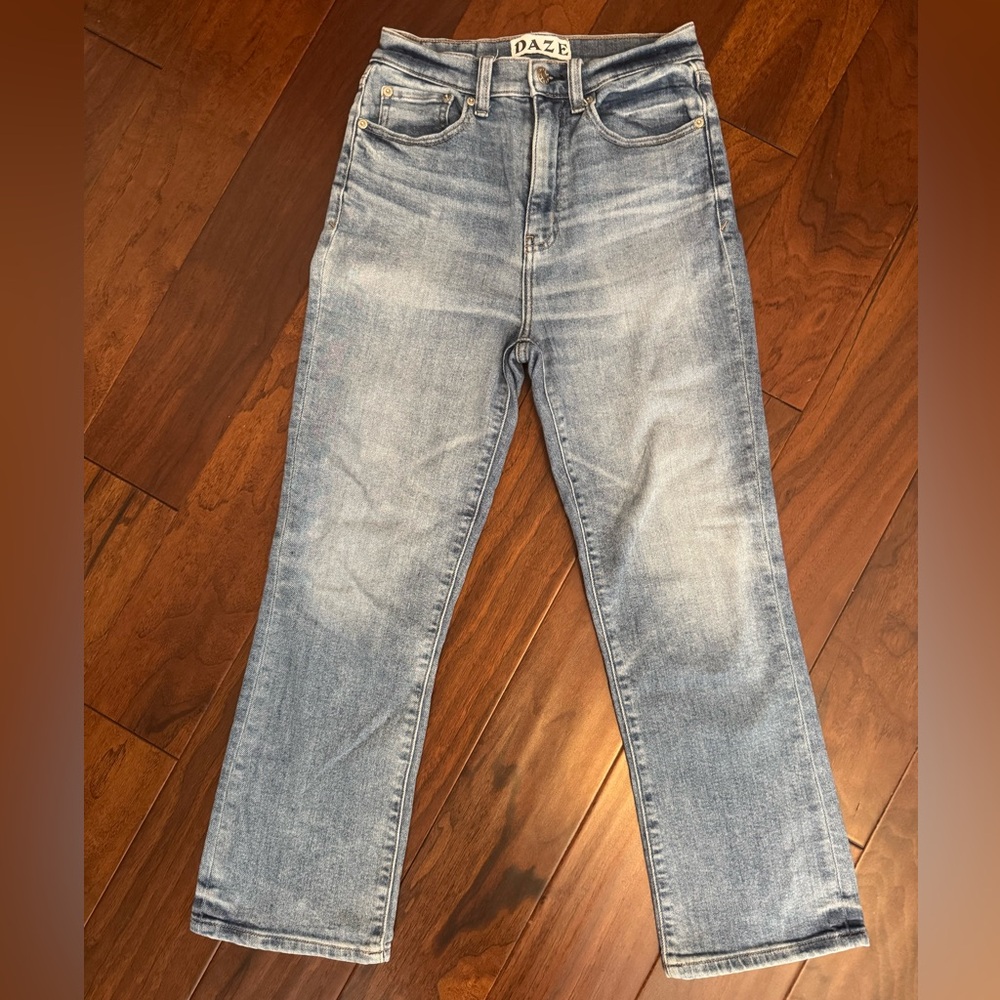 Daze Women's Blue Boot Cut Jeans